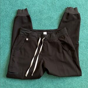 Figs Black Technical Collection Joggers